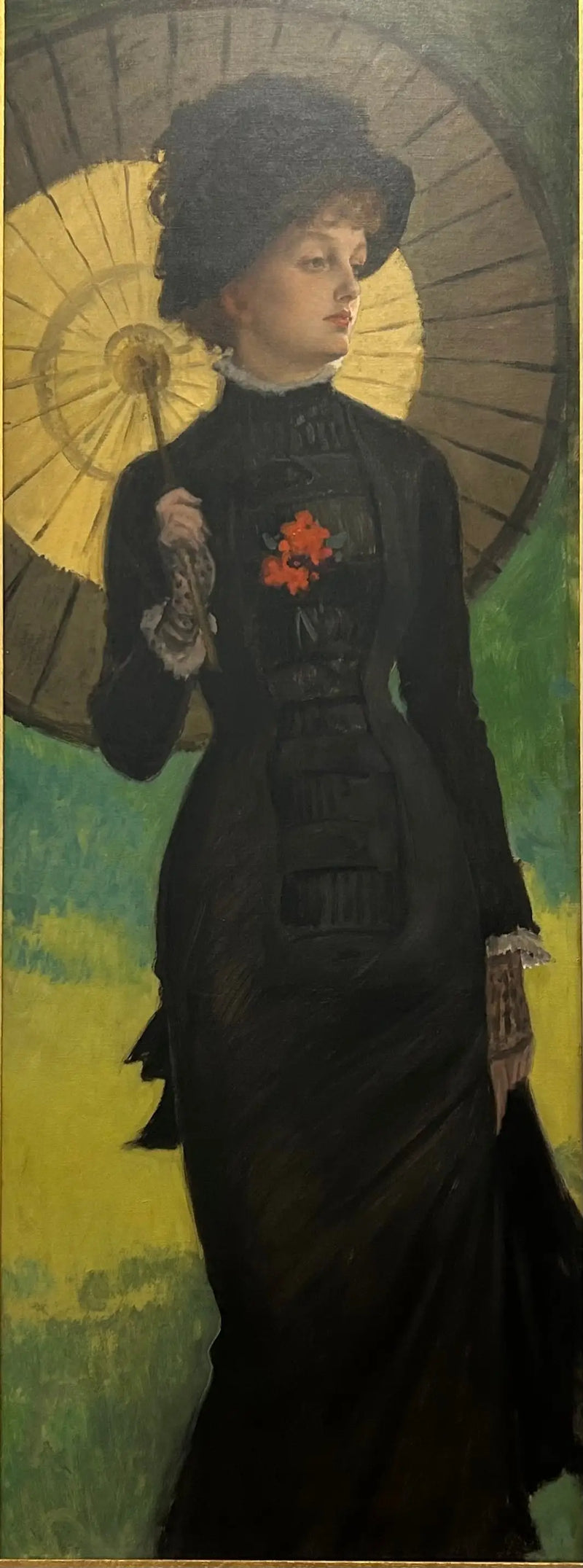 Damen med parasoll - James Tissot