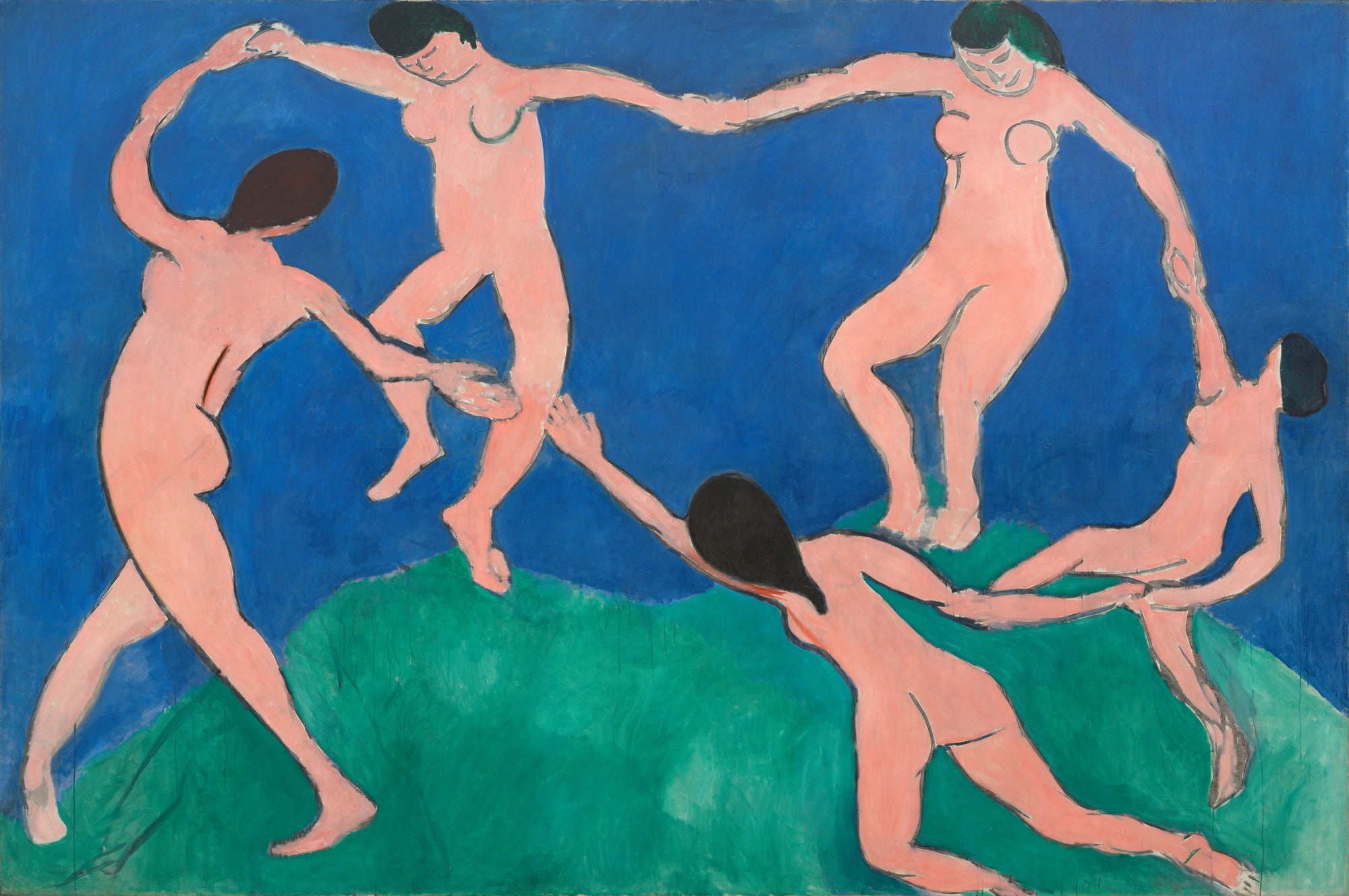 Reproduction du tableau « La Danse I - Henri Matisse » par Alpha Reproduction en peinture à l’huile