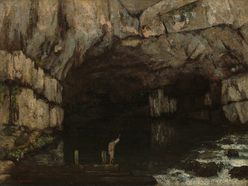 Grotan i Loue - Gustave Courbet