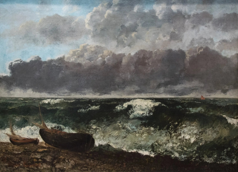 Det stormiga havet - Gustave Courbet