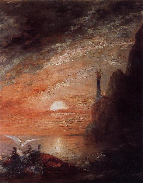 La mort de Sapho - Gustave Moreau