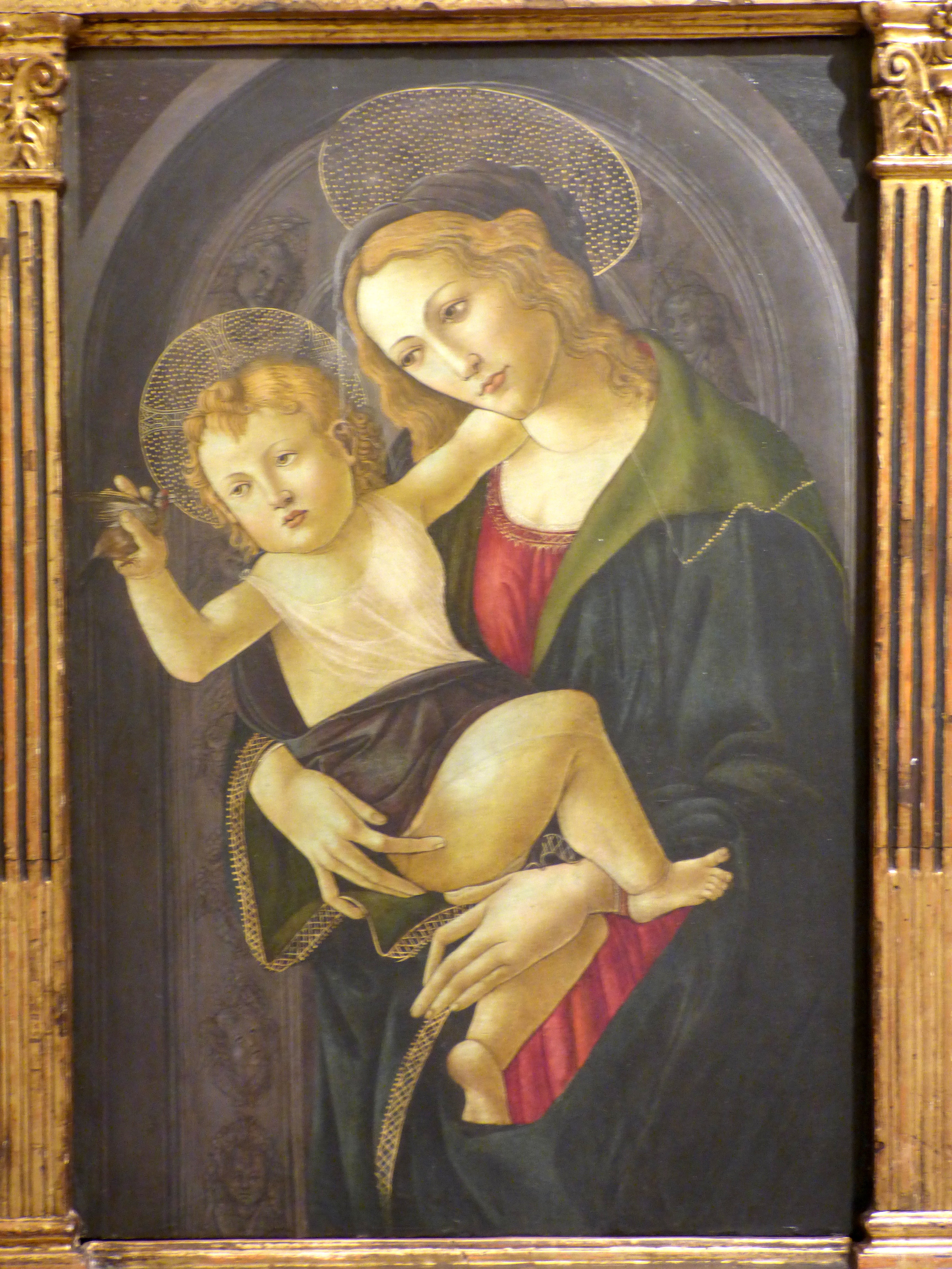 La Vierge à l'Enfant dans une niche - Sandro Botticelli
