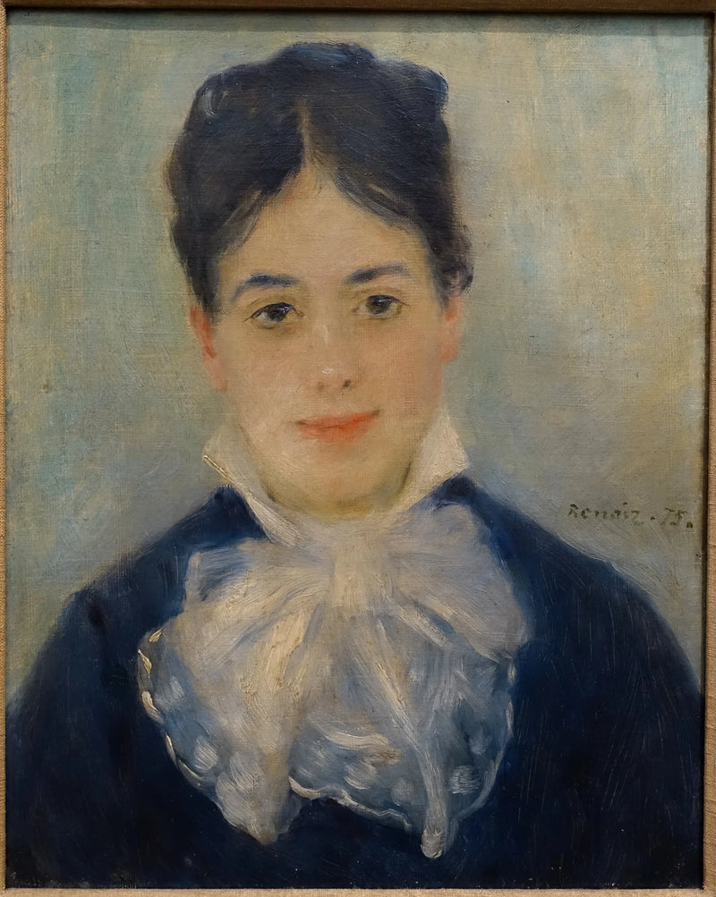 Porträtt av Alphonsine Fournaise - Pierre-Auguste Renoir