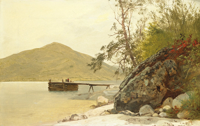 Landstigning vid Sabbath Day Point - John Frederick Kensett