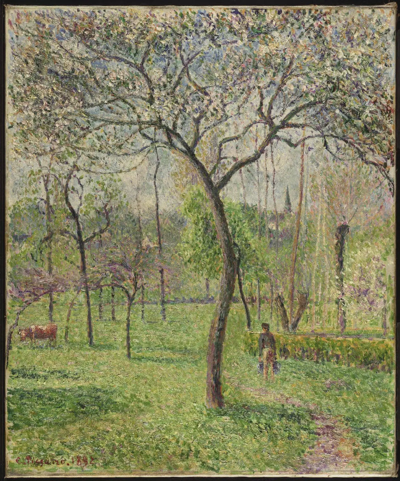 Landskap (Fruktträdgård) - Camille Pissarro
