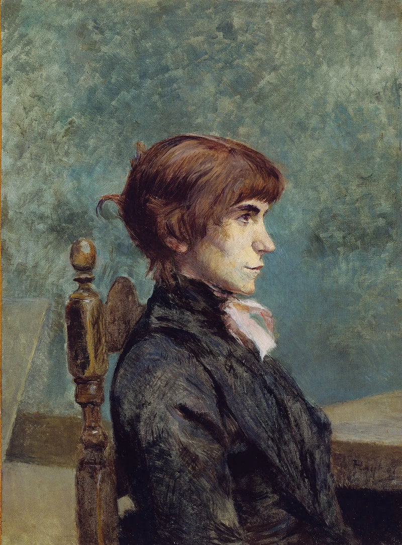 Porträtt av Jeanne Wenz - Henri de Toulouse-Lautrec