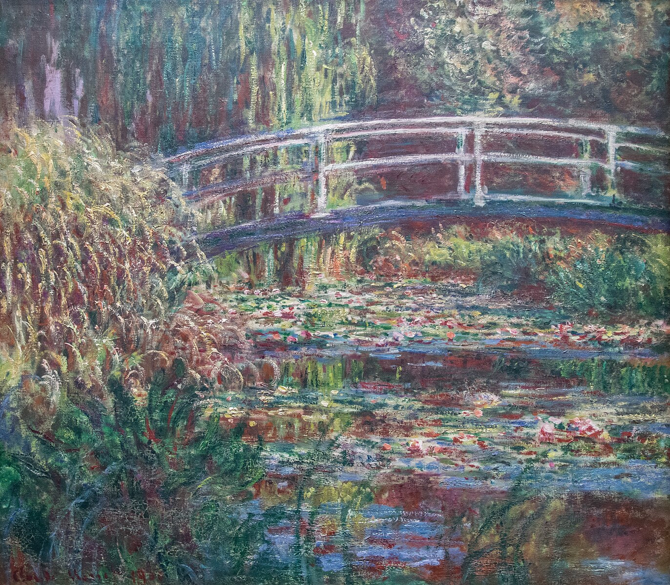 Näckrosdammen, rosa harmoni – Claude Monet (cirka 1900–1909)