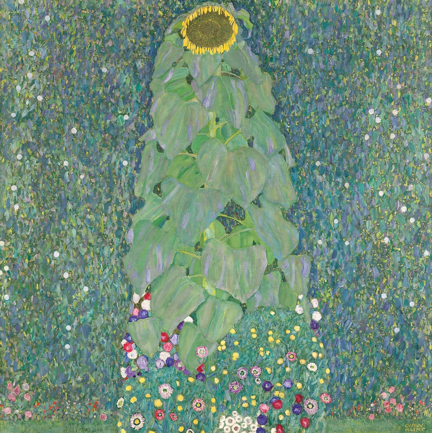 🌻🎨 Solrosen – Gustav Klimt (1907)