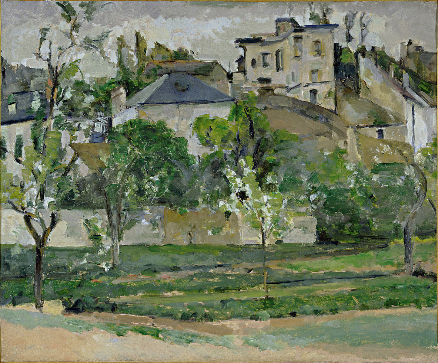 Reproduction du tableau « Le Jardin de Maubuisson, Pontoise - Paul Cézanne » par Alpha Reproduction en peinture à l’huile