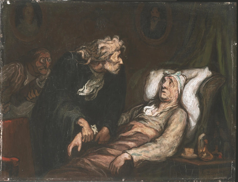 Den inbillade sjuke - Honoré Daumier