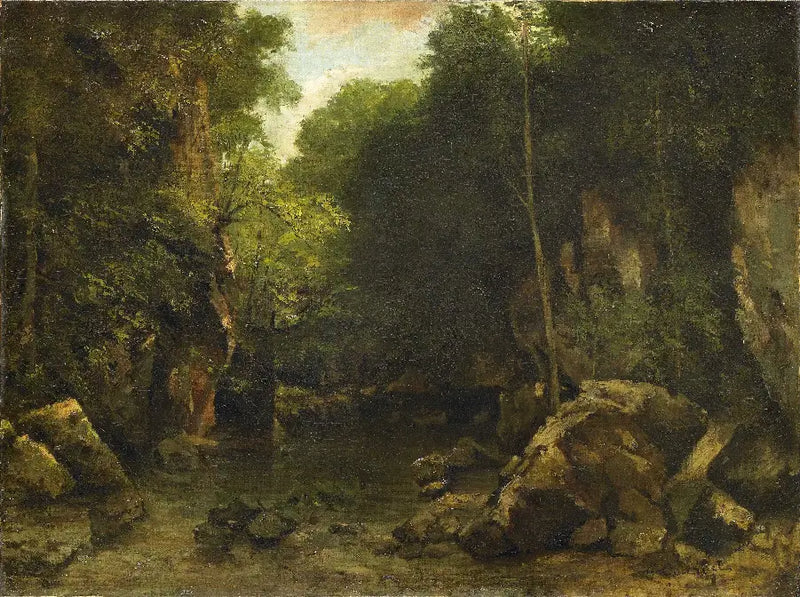 Den Svarta Brunnen - Gustave Courbet