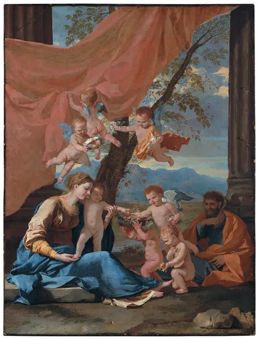 Vilan under flykten till Egypten - Nicolas Poussin