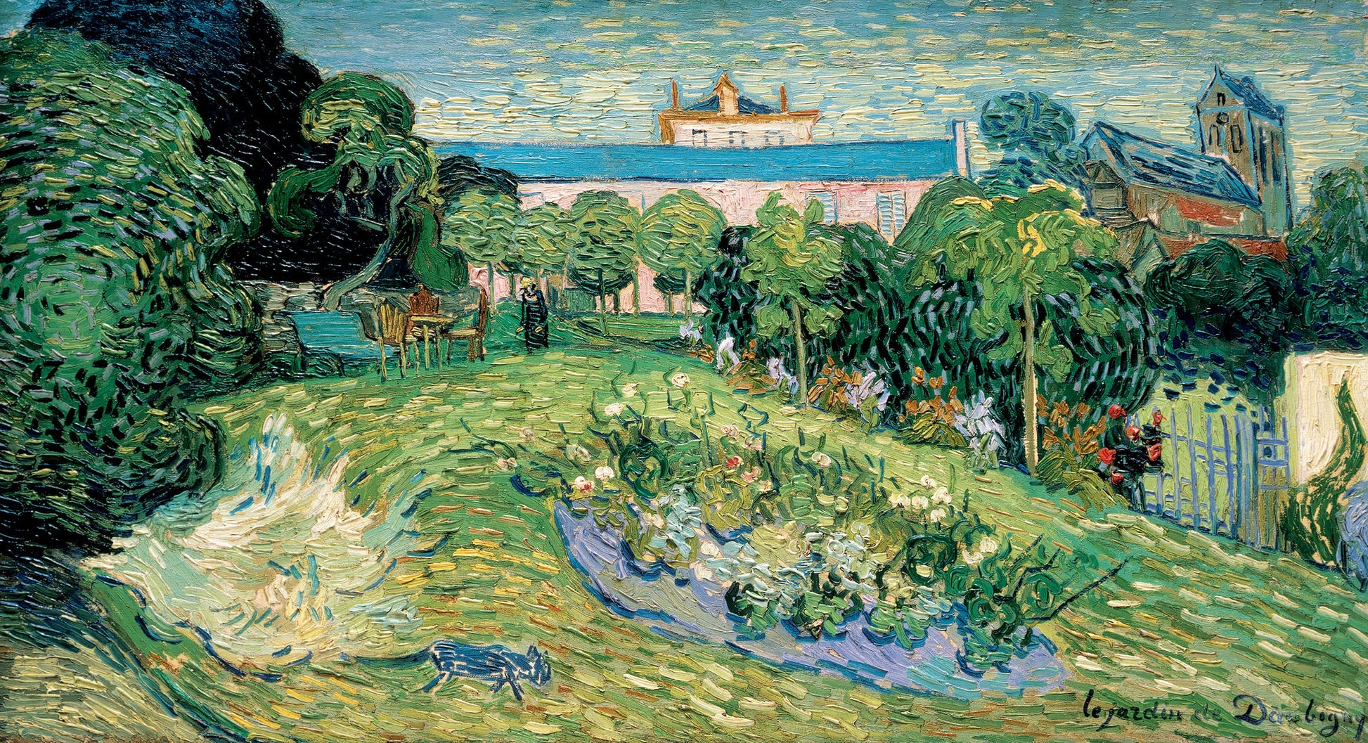 Le jardin de Daubigny 1890 - Van Gogh