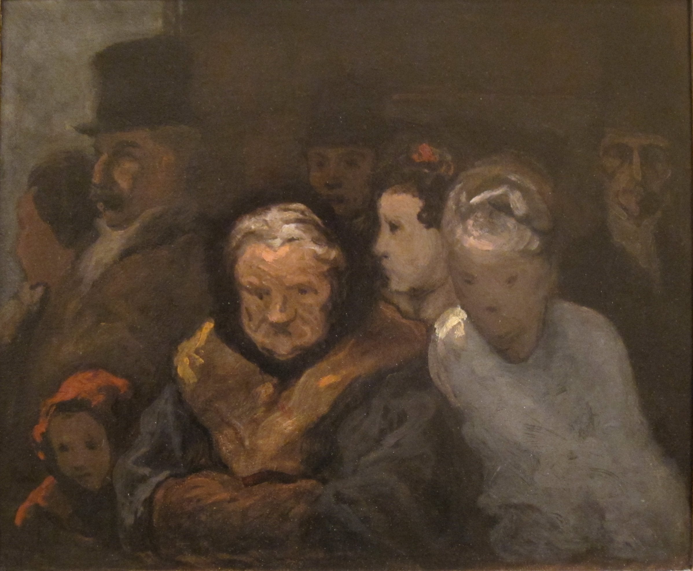 Quitter le théâtre - Honoré Daumier