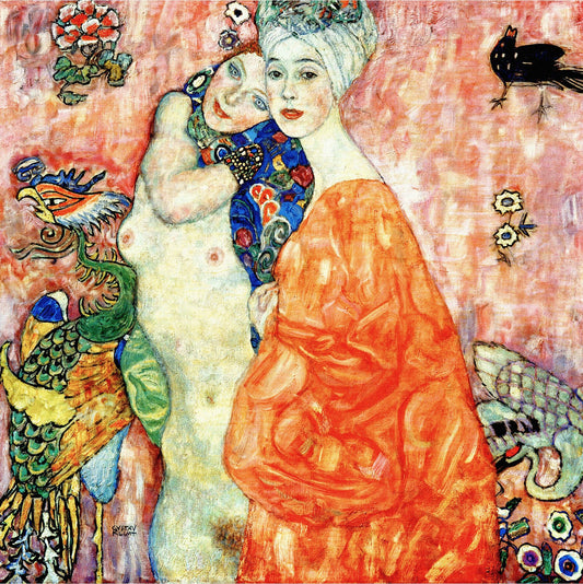 💖✨ Les Amies – Gustav Klimt (cirka 1916–1917)
