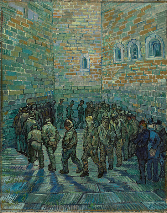 🚶‍♂️ Fångarnas förhandlingar – Vincent van Gogh (1890)