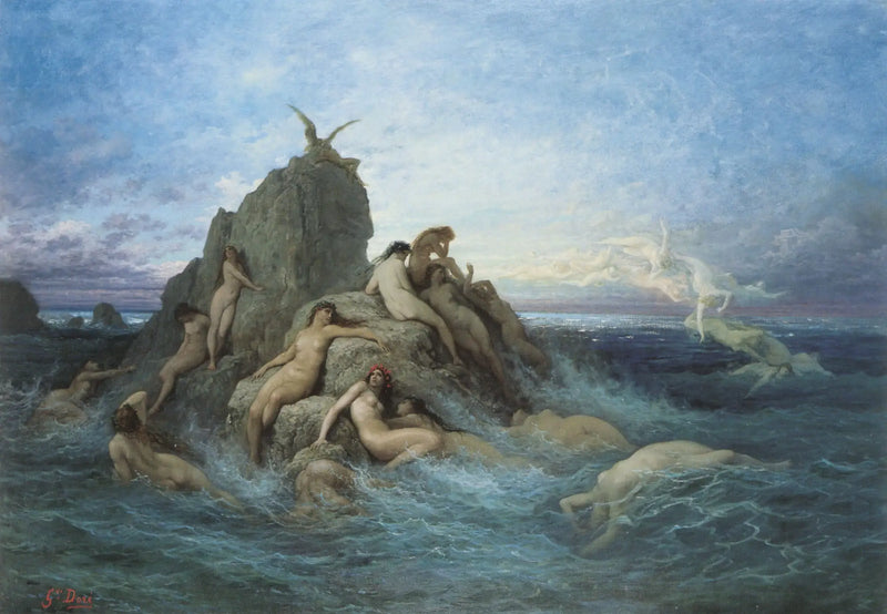 Oceaniderna - Gustave Doré