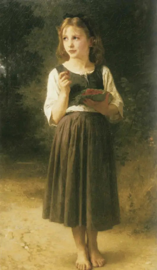 Hallonflicka - Bouguereau