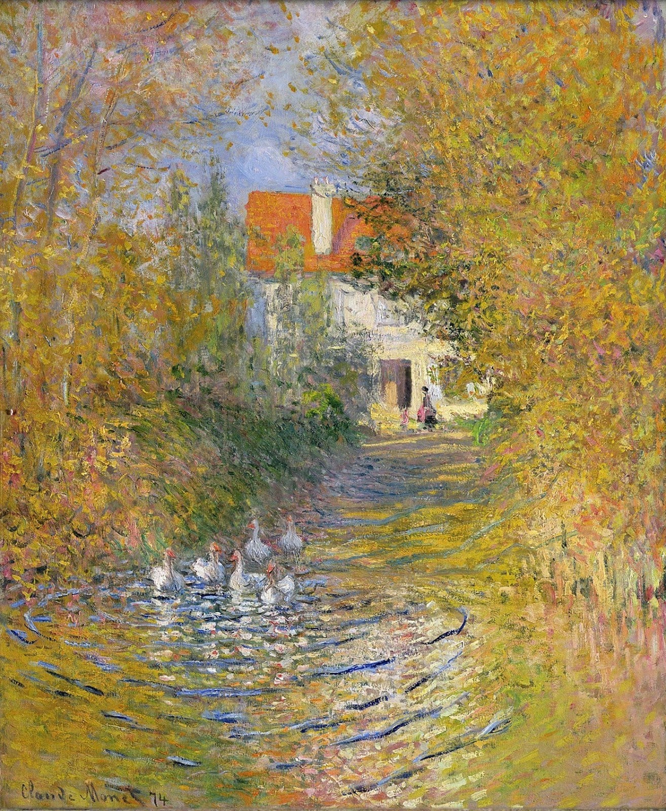 Gässen - Claude Monet