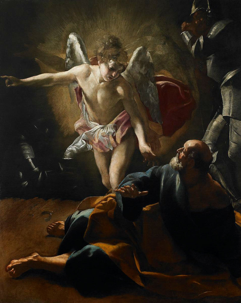 Saint-Pierre Befrielse - Giovanni Lanfranco