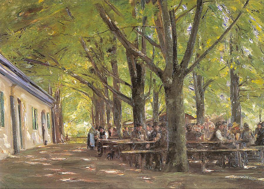 landsbygdsbryggeri i Brannenbourg - Max Liebermann