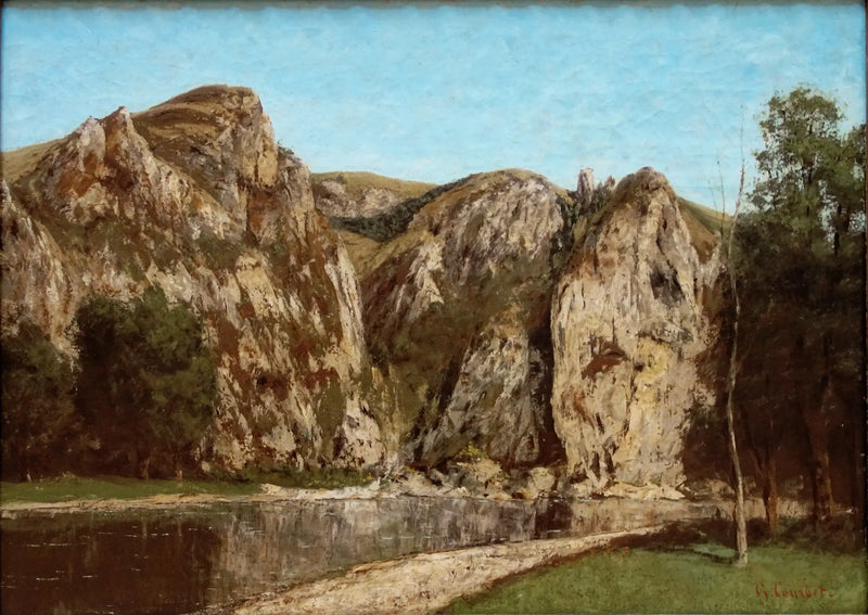 Meuse vid Freyr - Gustave Courbet