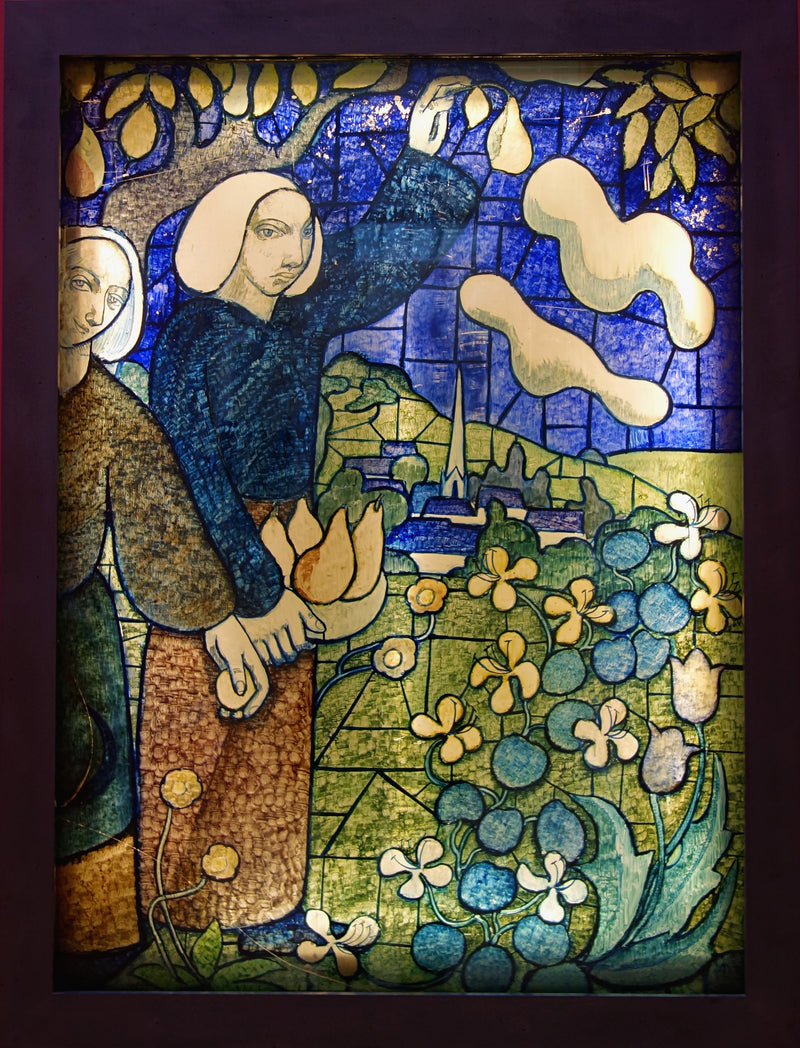 Päronplockerskor - Émile Bernard