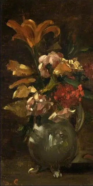 Lys och Klockljung - Gustave Courbet