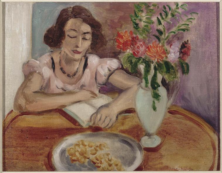 Reproduction du tableau « Liseuse - Henri Matisse » par Alpha Reproduction en peinture à l’huile
