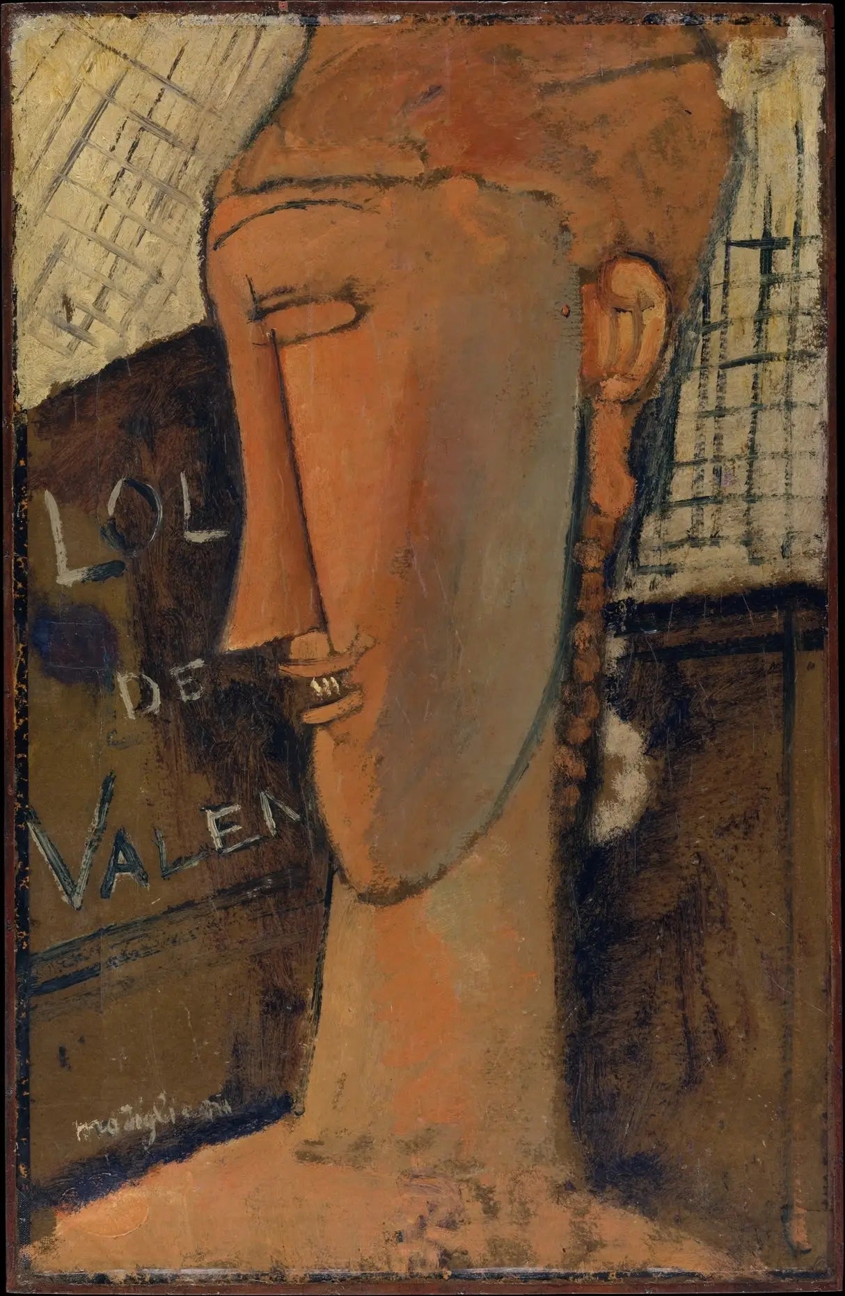 Reproduction du tableau « Lola de Valence - Amedeo Modigliani » par Alpha Reproduction en peinture à l’huile