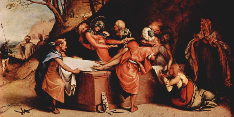 Lorenzo Lotto - La Mise au tombeau du Christ (Lotto)