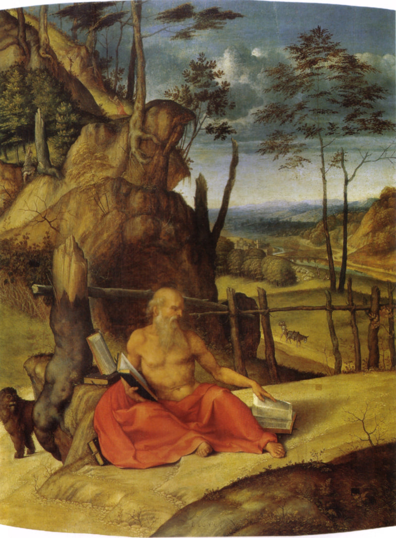 Saint Jérôme penitenten - Lorenzo Lotto