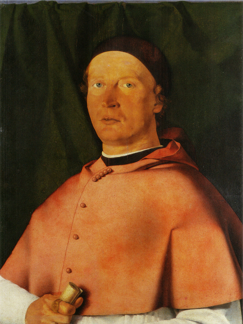 Biskop Bernardo de' Rossi-porträtt - Lorenzo Lotto