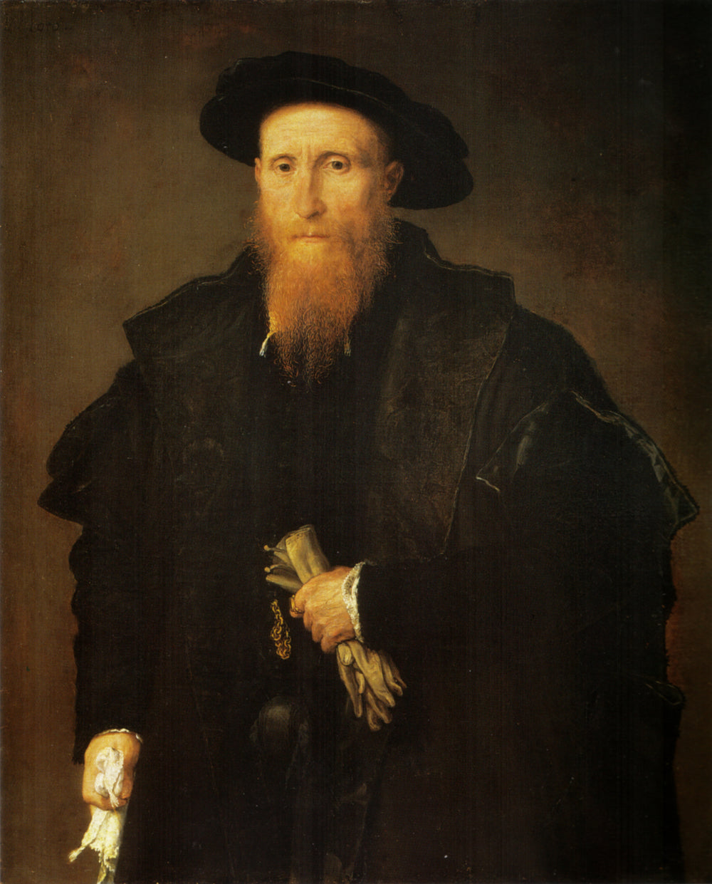 Portrait d’un gentilhomme avec des gants - Lorenzo Lotto - Alpha Reproduction