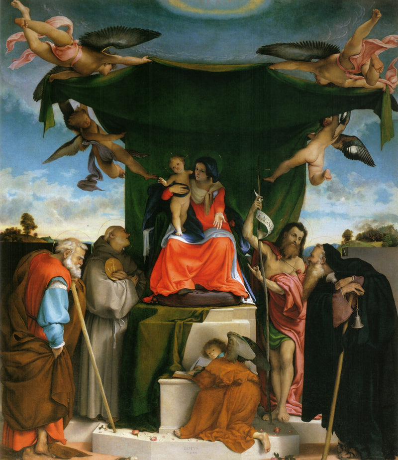 San Bernardino à Pignolo altartavla - Lorenzo Lotto