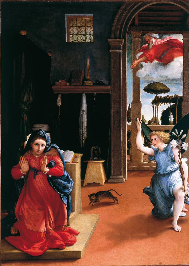 Annunciationen - Lorenzo Lotto