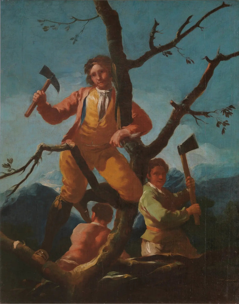 Skogshuggare - Francisco de Goya