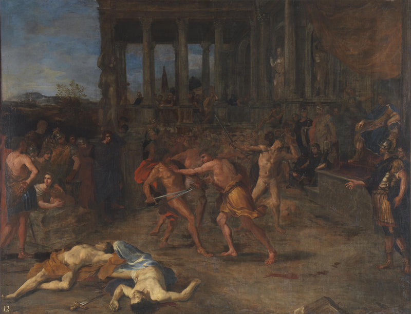 Gladiatorslag - Giovanni Lanfranco
