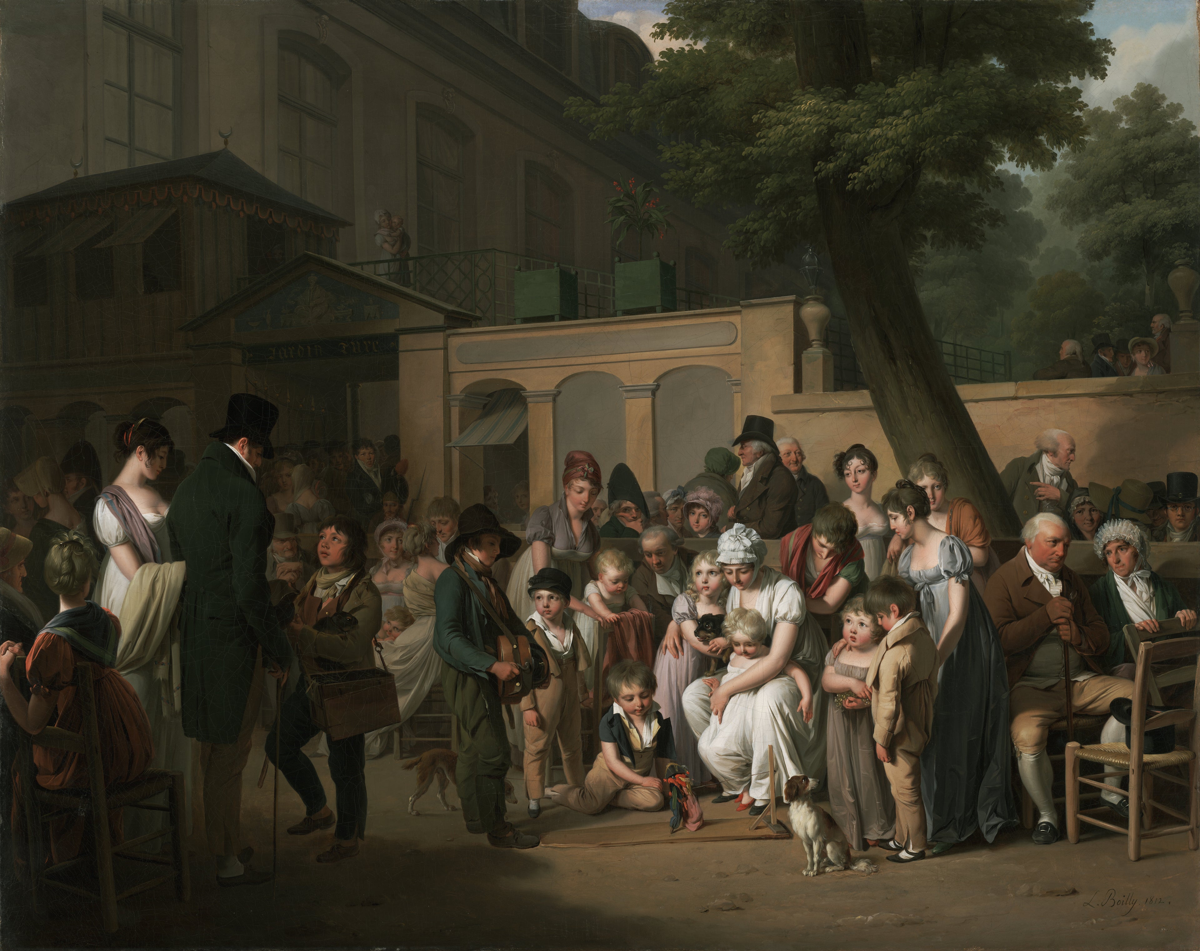 L'Entrée du jardin turc - Louis-Léopold Boilly