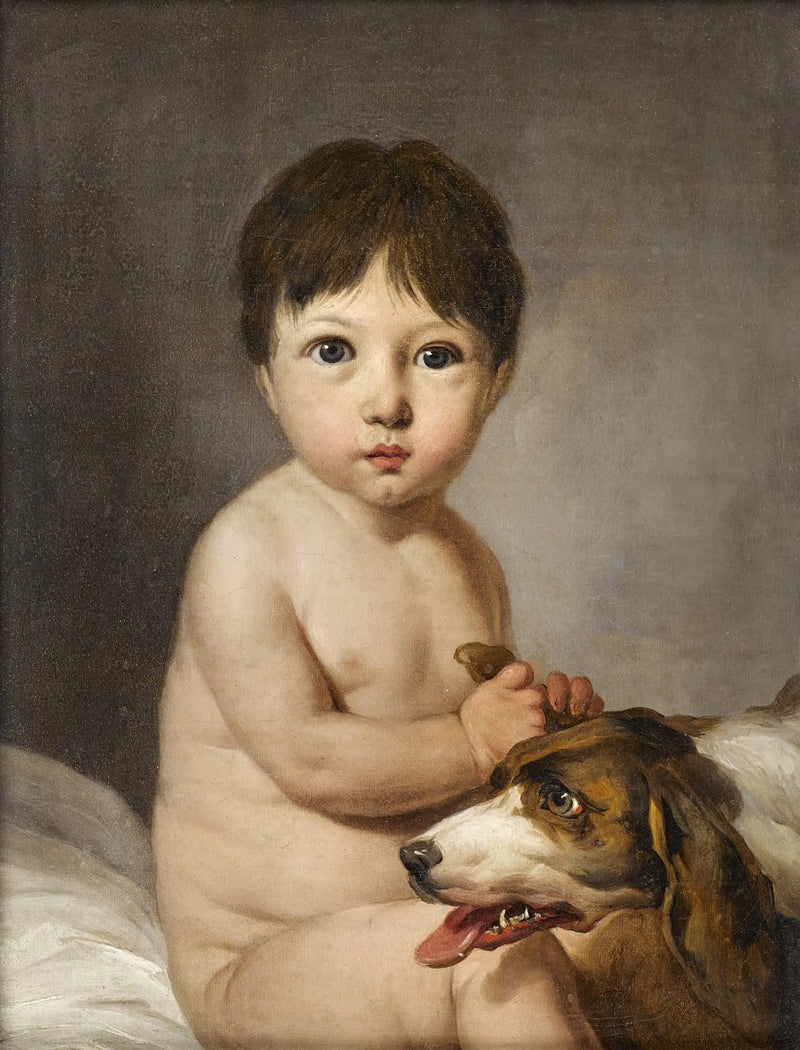 Porträtt av en liten pojke - Louis-Léopold Boilly