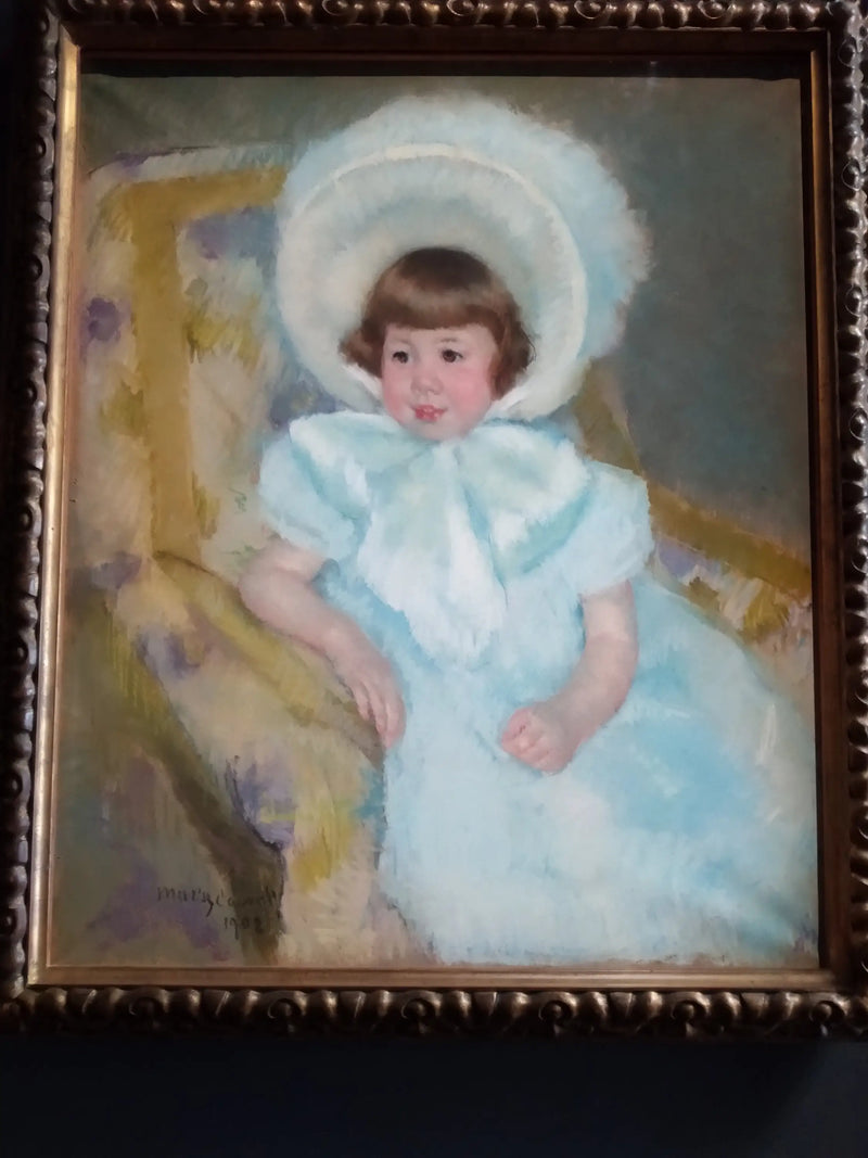 Porträtt av Louise-Aurore Villeboeuf som barn - Mary Cassatt