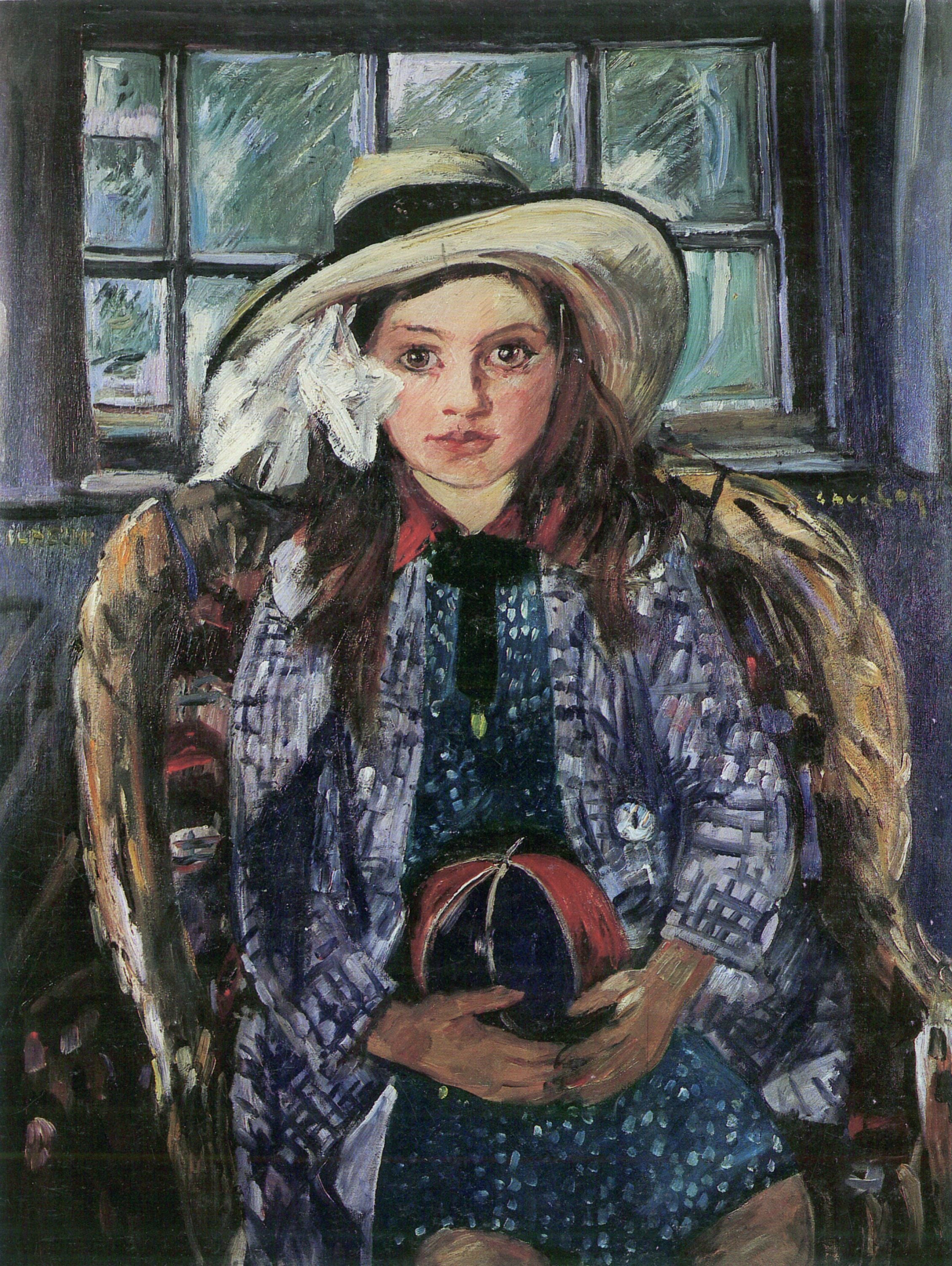 Wilhelmine avec Ball - Lovis Corinth