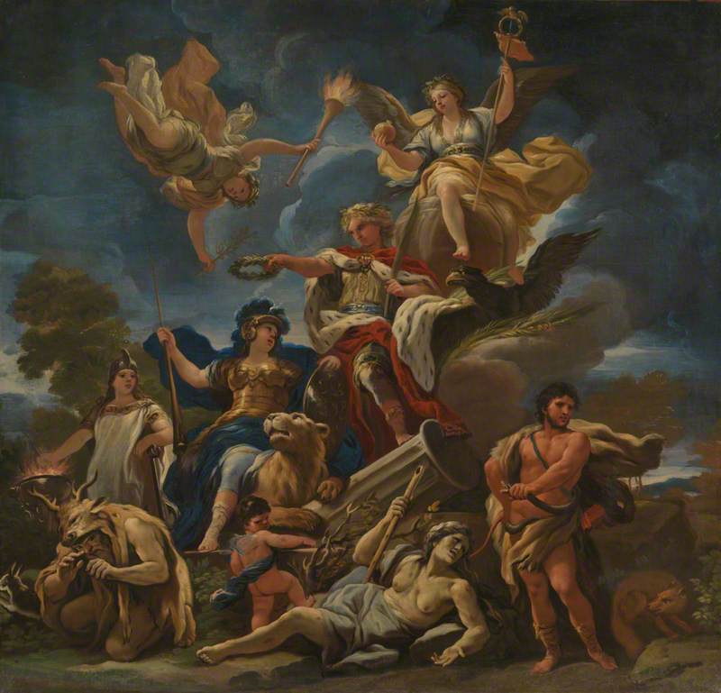 Allégorie de la Force - Luca Giordano