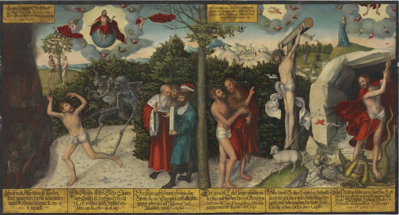 Loj och nåd - Lucas Cranach den äldre