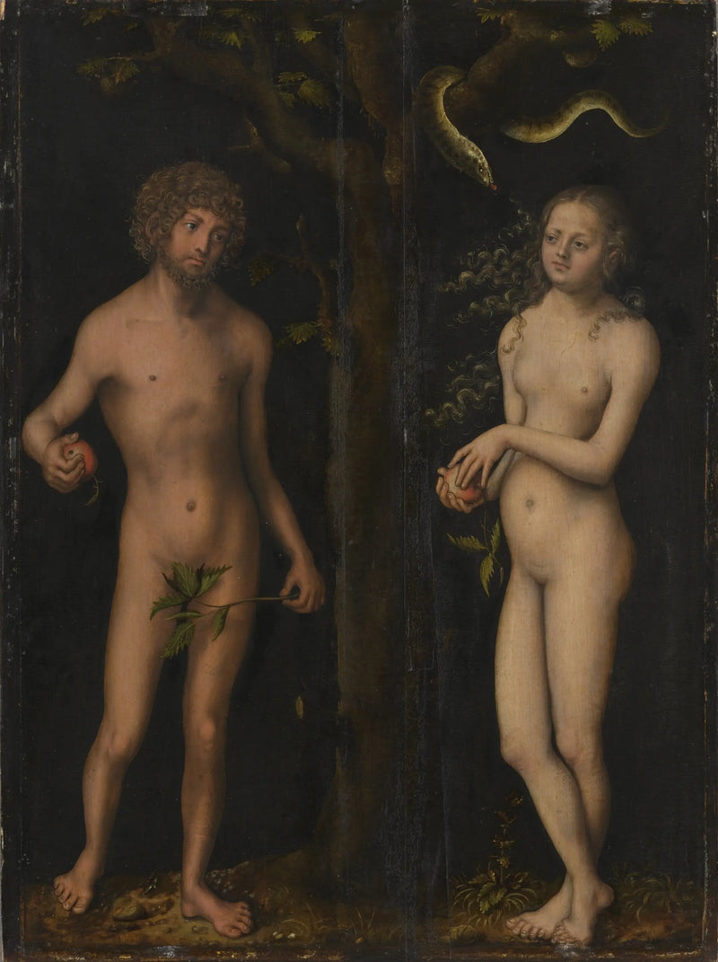 Adam och Eva - Lucas Cranach den äldre