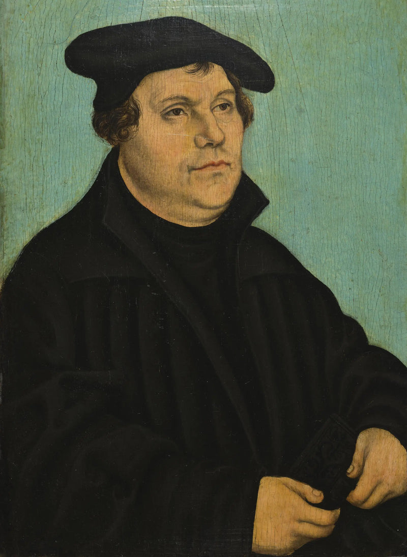 Porträtt av Martin Luther - Lucas Cranach den äldre