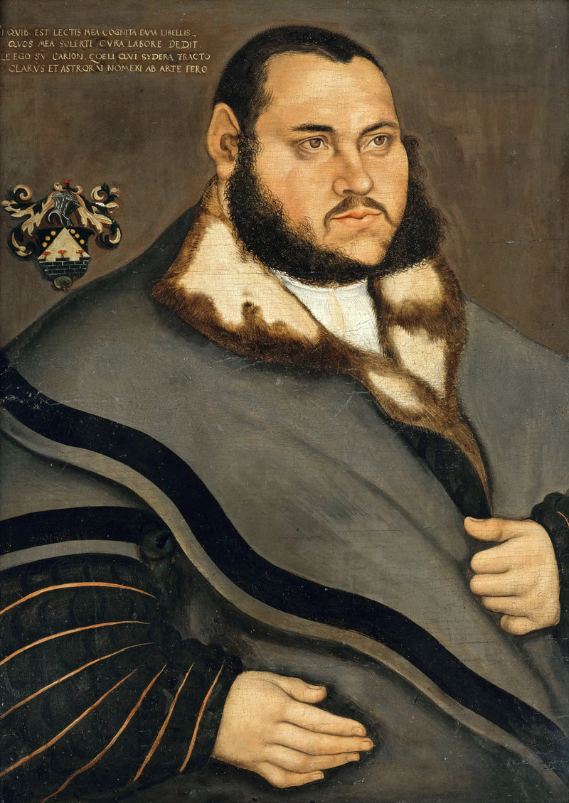 Porträtt av Johannes Carion - Lucas Cranach den äldre