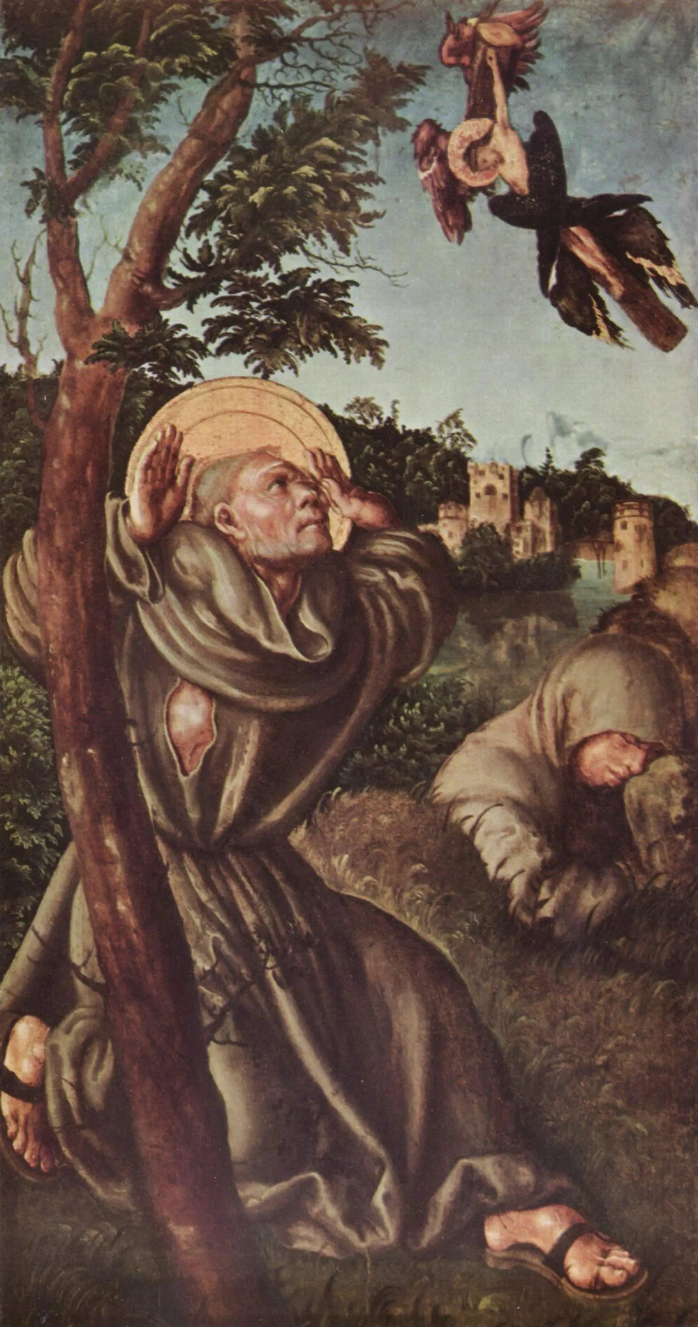 La stigmatisation de saint François - Lucas Cranach the Elder - Alpha Reproduction