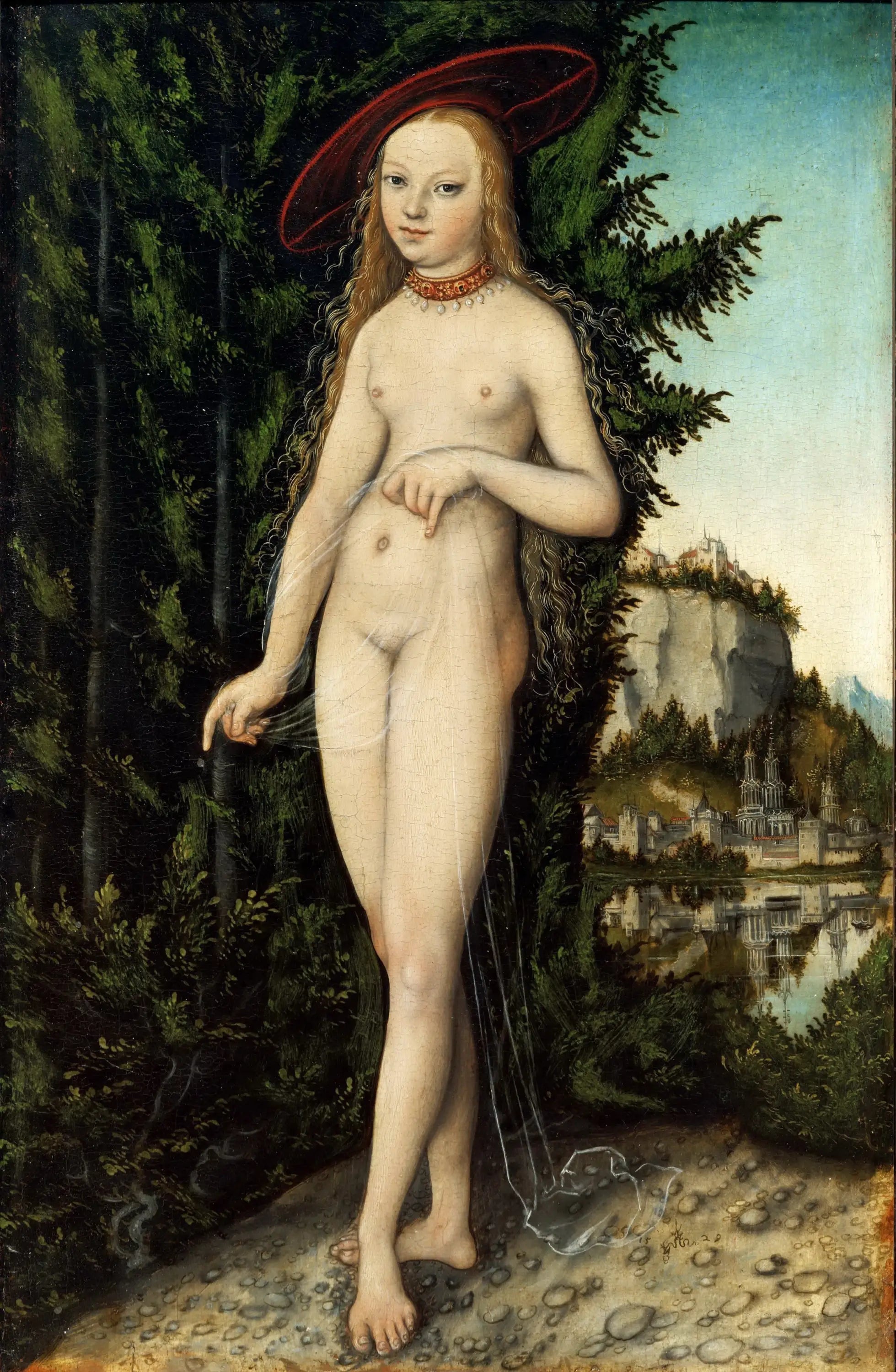 Vénus debout dans un paysage - Lucas Cranach the Elder - Alpha Reproduction