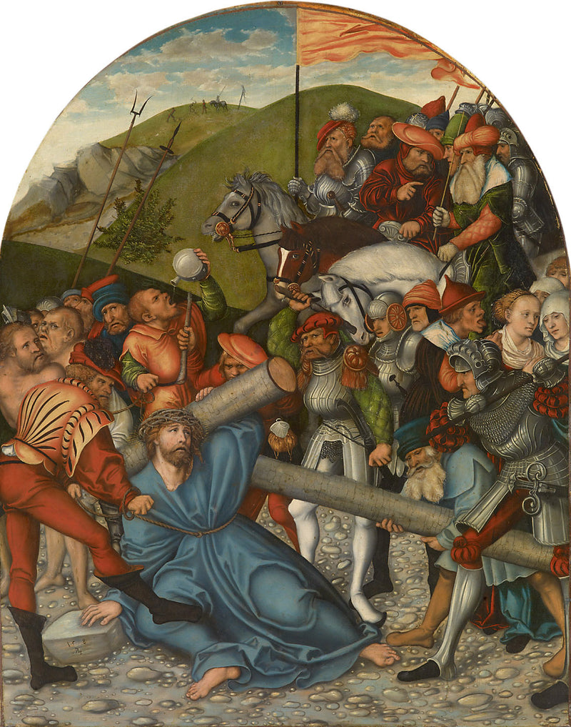 Kristus med korset - Lucas Cranach den äldre